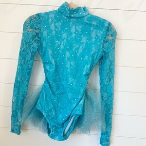 Turquoise Kids Dance Costume